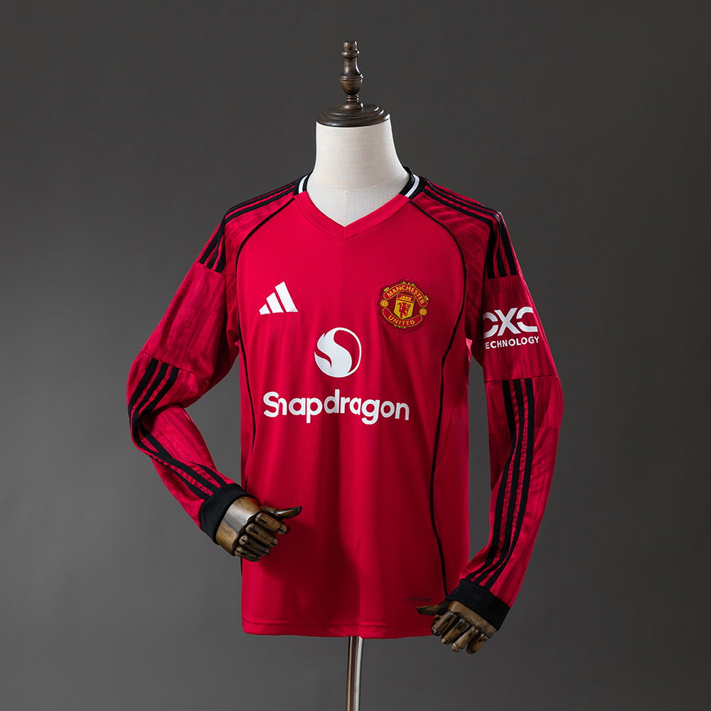 Manchester United Principal Manga Comprida 25/26