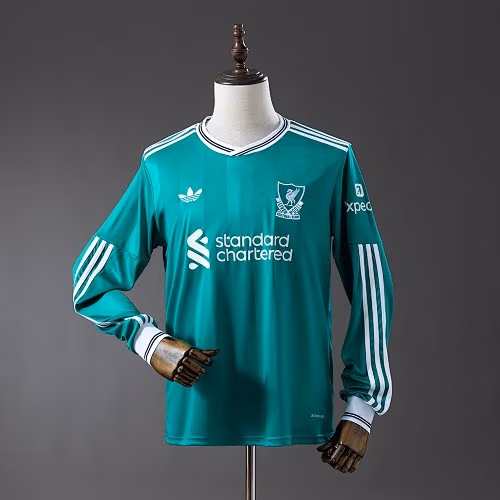 Camisola Liverpool Third Away 2025/2026 - Versão Manga Comprida