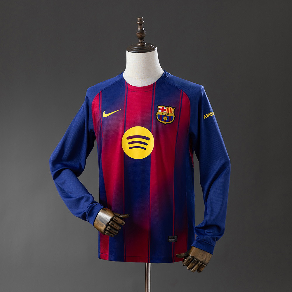 Barcelona Principal 25/26 - Versão Manga Cumprida