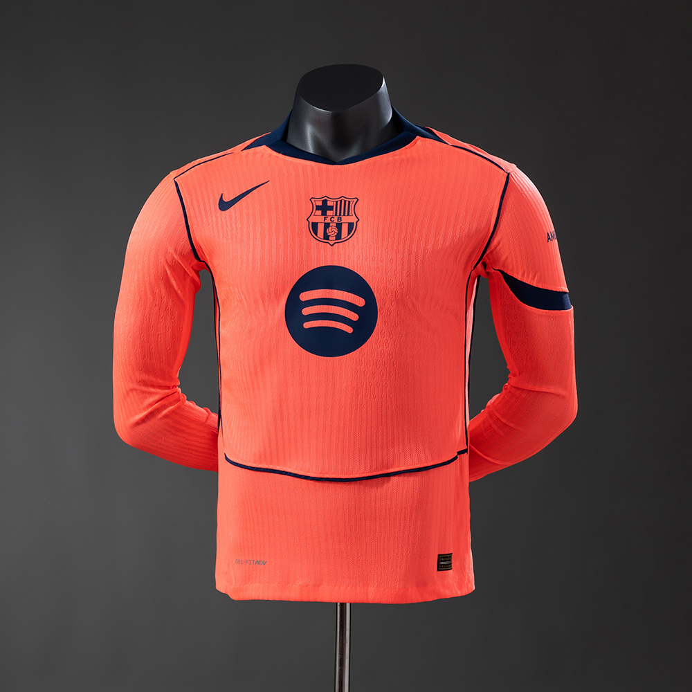 Barcelona 3º Alternativa 25/26 - Versão Manga cumprida